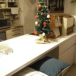 クリスマスツリー/natural kitchen/salut!/DIY棚/収納ボックスDIY...などのインテリア実例 - 2016-12-25 23:21:13