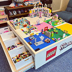 レゴテーブル/LEGOテーブルDIY/レゴ収納/レゴ/LEGO...などのインテリア実例 - 2023-06-02 08:53:51