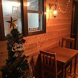 机/テーブル　DIY/ランプ/クリスマスツリー☆のインテリア実例 - 2015-12-17 21:04:19