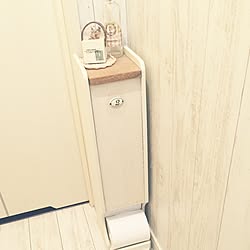 バス/トイレ/トイレットペーパー/ナチュラル/DIY/100均...などのインテリア実例 - 2016-03-25 21:56:03