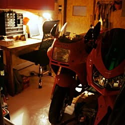 机/バイク用ガレージ/ハンドメイド/DIY/手作り...などのインテリア実例 - 2015-01-20 12:47:24