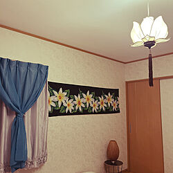寝室の壁/ハワイアン/アジアン/間接照明/IKEA 照明...などのインテリア実例 - 2022-08-23 21:05:43