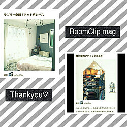 ベッド周り/RoomClip mag/記事にして頂きました/ライター様ありがとうございます♡/私部屋...などのインテリア実例 - 2018-10-09 20:51:13