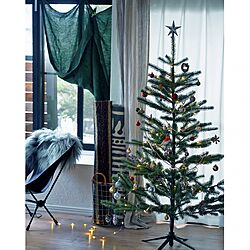 クリスマスツリー/IKEA/ニトリ/100均/ジュエリーライト...などのインテリア実例 - 2016-12-04 17:42:02