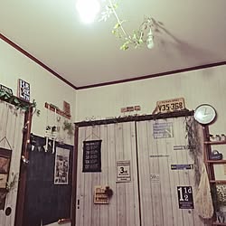 壁/天井/プチプラ/転写シール/Daiso/セリア...などのインテリア実例 - 2016-05-07 03:08:16