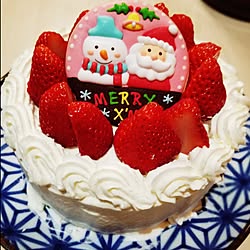 リビング/クリスマス/クリスマスケーキ手作り/サンタさん☺︎/クリスマス準備...などのインテリア実例 - 2023-12-25 02:51:41