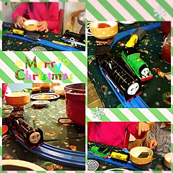 部屋全体/Xmas/トーマス/KIDS/男の子のおもちゃ...などのインテリア実例 - 2015-12-23 22:52:18