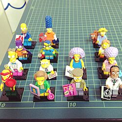 机/シンプソンズ/レゴ/LEGO/フィギュア...などのインテリア実例 - 2015-05-10 22:59:36
