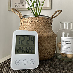 室温計、湿度計/湿気対策/IKEA/リビングのインテリア実例 - 2023-05-29 12:36:00