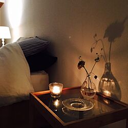 ベッド周り/IKEA/照明/一人暮らし/無印良品のインテリア実例 - 2016-12-30 17:55:22