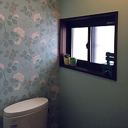 バス/トイレ/トイレの壁のインテリア実例 - 2017-02-25 09:22:33