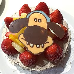 キッチン/ケーキ/誕生日。/部屋じゃないけど…/ビッツァー...などのインテリア実例 - 2016-02-05 10:52:07