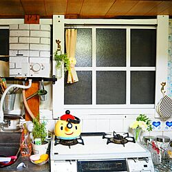 キッチン/DIY/白のちから/ナチュラルカントリー/kitchen kitchen...などのインテリア実例 - 2016-09-04 02:12:42