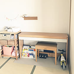 部屋全体/和室/赤ちゃんのいる暮らし/あかちゃんのいる部屋/ガーランド手作り...などのインテリア実例 - 2019-01-22 08:22:19