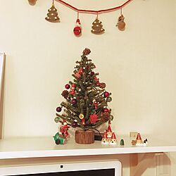 壁/天井/クリスマスツリー/IKEA/雑貨のインテリア実例 - 2016-12-09 22:51:39