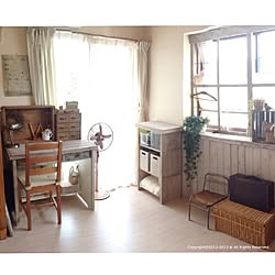 部屋全体/和室を洋室にリメイク/板壁/私の部屋/パノラマ撮影...などのインテリア実例 - 2013-06-30 10:53:00