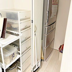 冷蔵庫をパントリーに/無印良品/パントリー/冷蔵庫置き場/IKEA...などのインテリア実例 - 2021-03-05 18:47:08