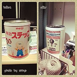 棚/リメイク/リメ缶のインテリア実例 - 2014-04-24 23:52:44