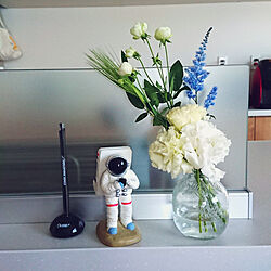 キッチン/フラワーベース/お花を飾る/宇宙飛行士/花瓶のインテリア実例 - 2020-02-04 15:27:08