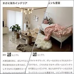 部屋全体/chunky knit blanket/RoomClip mag/ホワイトインテリア/海外インテリア...などのインテリア実例 - 2016-11-25 11:44:12