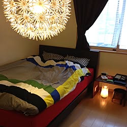 ベッド周り/IKEA/照明/ベッドのインテリア実例 - 2012-12-02 15:50:26
