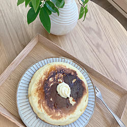 食器/パンケーキ/おやつ時間/みてくれてありがとう(*ˊᵕˋ*)♡/観葉植物...などのインテリア実例 - 2022-06-07 20:37:40