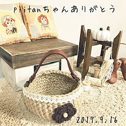 机/糸巻きすき/白かぼちゃ/piitanちゃんの素敵便/レースが好き♥︎...などのインテリア実例 - 2017-09-16 18:44:14