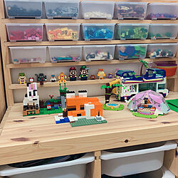 IKEA/LEGO収納/木製家具/使いやすい/収納ボックス...などのインテリア実例 - 2022-07-16 16:44:14