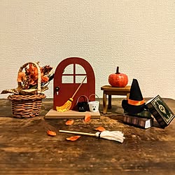 棚/ハロウィン/ナチュラルキッチンの雑貨/百均/古道具...などのインテリア実例 - 2023-09-13 20:08:40