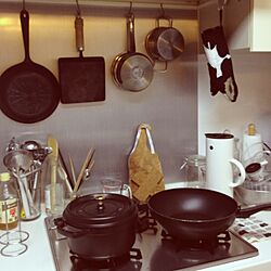 キッチン/見せる収納/なんとかしたいのインテリア実例 - 2013-08-15 22:16:16