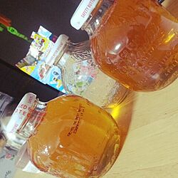 カルディ/りんごジュース瓶/ついにget♪のインテリア実例 - 2014-06-29 18:22:22