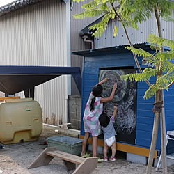 玄関/入り口/エコな仕組み/雨水タンク/DIY/小屋...などのインテリア実例 - 2016-09-19 13:25:48