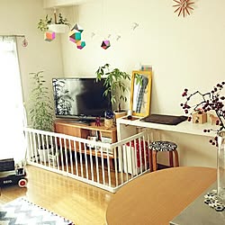 部屋全体/賃貸マンション/こどもと暮らす。/狭い部屋/日当たり良好...などのインテリア実例 - 2015-12-09 13:12:42