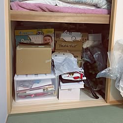 部屋全体/山善モノトーンボックス応募/モノトーン/めんどくさがりは昔から/白が好き...などのインテリア実例 - 2017-07-01 19:24:10