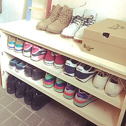 玄関/入り口/converse/UGG/new barance/timberland...などのインテリア実例 - 2017-03-01 15:47:26