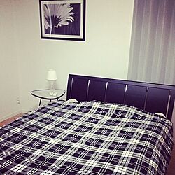 ベッド周り/白黒/ニトリ/無印良品/IKEA...などのインテリア実例 - 2014-06-22 07:21:23