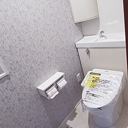 バス/トイレ/アクセントクロス/新築/トイレの壁のインテリア実例 - 2021-10-12 16:31:55