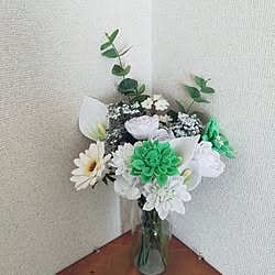 部屋全体/ナチュラル/雑貨/ハンドメイド/フェルト手芸...などのインテリア実例 - 2023-09-15 20:46:34