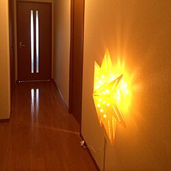 玄関/入り口/照明/IKEA/星/オシャンティのインテリア実例 - 2014-03-30 15:26:04
