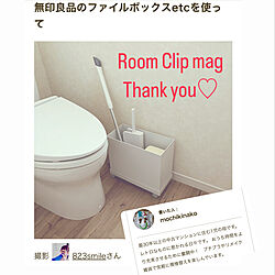 クイックルワイパー/トイレ収納/RoomClipmag掲載、感謝です♡/Room Clip mag掲載♡/RoomClip mag...などのインテリア実例 - 2023-02-16 21:30:43