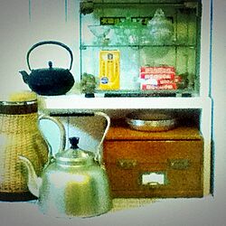 キッチン/魔法瓶/DIY/古いもの/注ぐ物...などのインテリア実例 - 2013-02-23 17:52:18