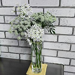 キッチン/MIKIMOTO 花瓶/花のある暮らしに憧れる/生花/いつもいいねありがとうございます♡のインテリア実例 - 2017-02-17 21:51:52