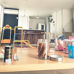 ニトリ/セリア/生活感のある家/こどもと暮らす/IKEA...などのインテリア実例 - 2016-01-09 11:41:17