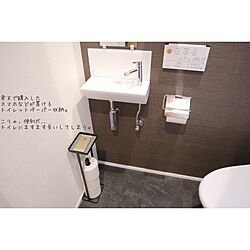 バス/トイレ/2階のトイレ/トイレットペーパー/トイレットペーパー収納/Francfranc...などのインテリア実例 - 2017-04-26 20:13:34