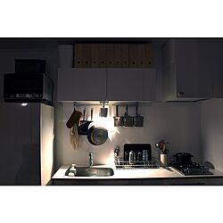 キッチン/夜/IKEA/無印良品/STAUB...などのインテリア実例 - 2014-08-11 23:40:59