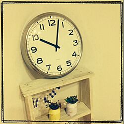 リビング/IKEA/壁掛け時計のインテリア実例 - 2014-01-02 22:13:49