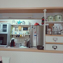キッチン/DIY/板壁/マグカップ/キッチン 後ろのインテリア実例 - 2015-02-27 11:16:52