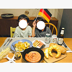 パン/ドイツビール/ソーセージ/ドイツ/おうち夏祭り...などのインテリア実例 - 2020-08-11 13:38:59
