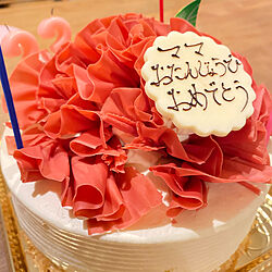 素敵なプレゼント/お誕生日ケーキ/バラ/誕生日ケーキ/机のインテリア実例 - 2020-05-31 21:42:21