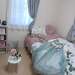 ベッド周り/窓辺のインテリア/娘の部屋に使用したいです♡/息子の部屋で娘の部屋のイメージづくり/エレクトーン発表会...などのインテリア実例 - 2023-03-05 22:37:57